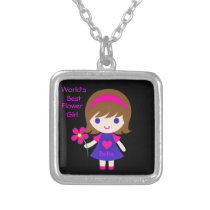 World's Best Flower Girl Necklace