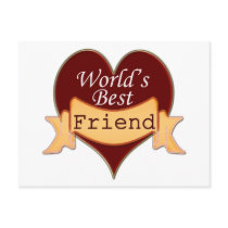 World's Best Friend Post Card