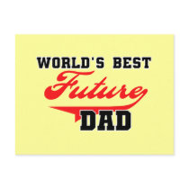 World's Best Future Dad T shirts and Gifts Post Cards