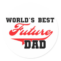 World's Best Future Dad T shirts and Gifts Sticker