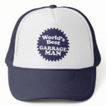 World's Best Garbage Man hats