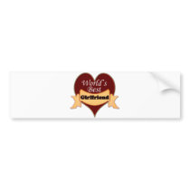 World's Best Girlfriend Bumper Sticker