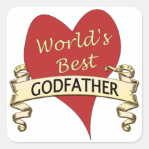 World's Best Godfather Sticker