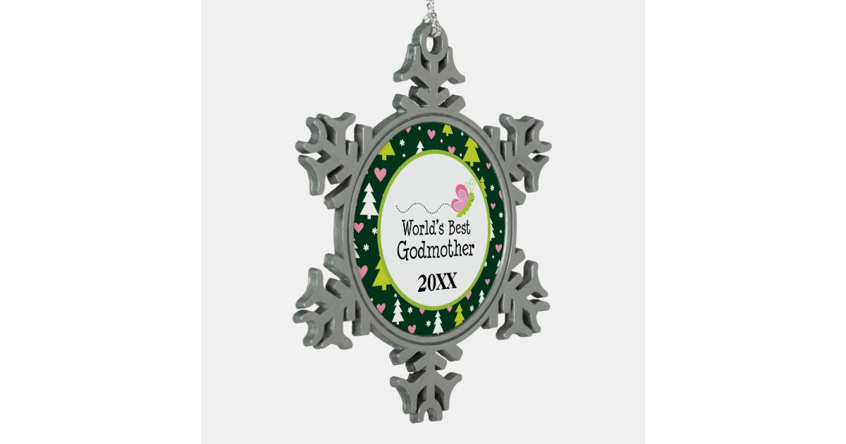 world s best godmother christmas gift snowflake pewter world s best godmother christmas gift snowflake pewter