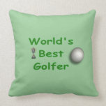 World's Best Golfer American MoJo Pillow