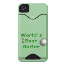 World's Best Golfer Case-Mate Case Iphone 4 Id Covers