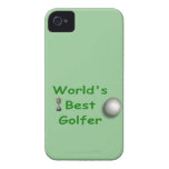World's Best Golfer Case-Mate Case iPhone 4 Covers