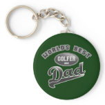 World's Best Golfer &amp; Dad Key Chains