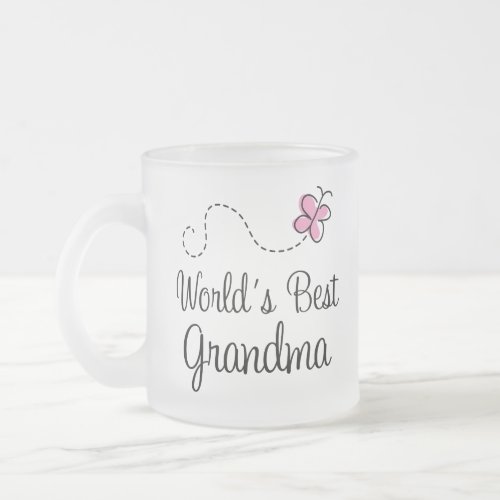 World's Best Grandma Butterfly Gift Mug