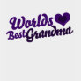 Worlds Best Grandma t - shirts by FamilyCares Worlds Best Grandma t - shirts