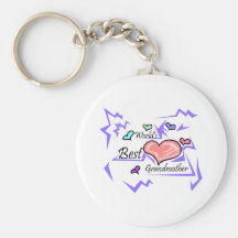 World's Best Grandmother Keychains