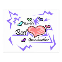 World's Best Grandmother Post Card