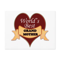 World's Best Grandmother Postcards
