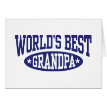 World's Best Grandpa Card