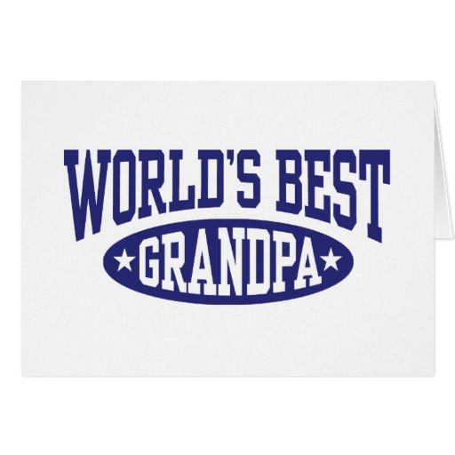 World's Best Grandpa Card