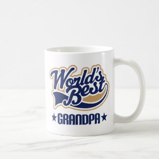 Worlds Best Grandpa Gift Coffee Mugs