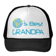 Worlds Best Grandpa Gift Idea Hats