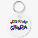 World's Best Grandpa Key Chain keychains