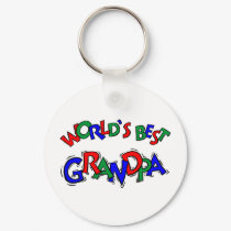 World's Best Grandpa Key Chain keychains