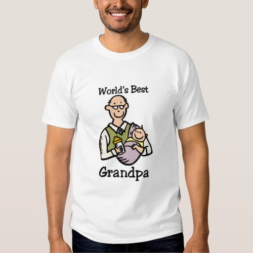 Worlds Best Grandpa Shirt Zazzle