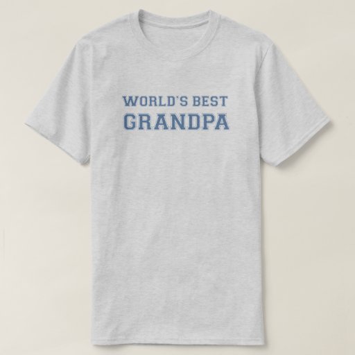 worlds best grandpa t shirt