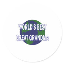 World's Best Great Grandma Sticker