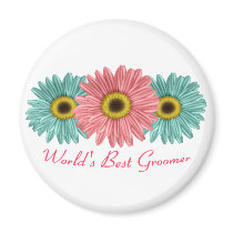 World's Best Groomer magnets