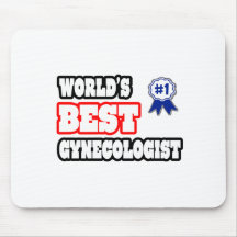 World's Best Gynecologist Mousepad