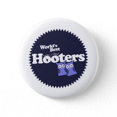 World's Best Hooters Boobs Bewbs Pinback Button by Piratesvsninjas