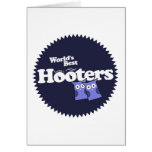 World's Best Hooters Boobs Bewbs Greeting Cards