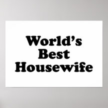 world's best housewife print