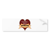 World's Best Husband Bumper Sticker