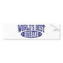 World's Best Husband Bumper Sticker