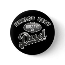 World's Best Husband & Dad Buttons