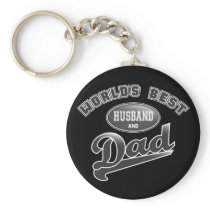 World's Best Husband & Dad Keychains