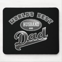 World's Best Husband & Dad Mouse Pad