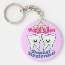 Worlds Best Hygienist Key Chains