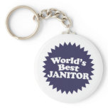 World's Best Janitor Key Chains