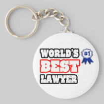 World's Best Lawyer Keychain
