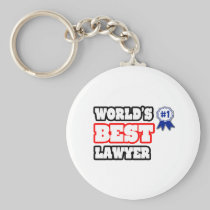 World's Best Lawyer Keychains