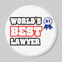 World's Best Lawyer Refrigerator Magnet