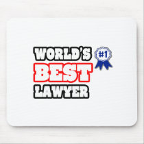 World's Best Lawyer Mouse Pad