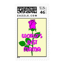World's best mama stamps