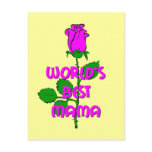World's best mama post cards
