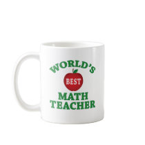 World's Best Math Teacher Coffee Mug