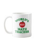 World's Best Math Teacher Coffee Mug