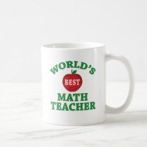 World's Best Math Teacher mugs