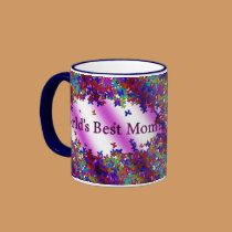 World's Best Mom #1 mugs by Perlyyyy World's Best Mom #1 mugs
