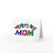 Worlds Best Mom All Occasion Card