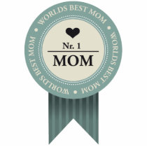 WORLDS BEST MOM BADGE PHOTO CUTOUTS